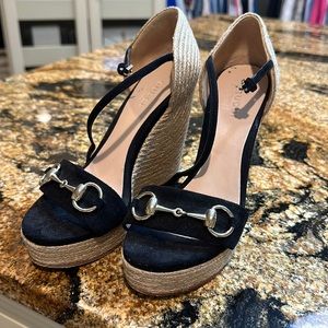 Gucci horsebit espradille size 35